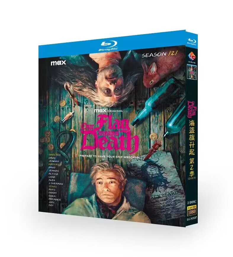 American Drama Our Flag Means Death Season 2 Bluray All Region Discs 2 English Subtitle Boxed